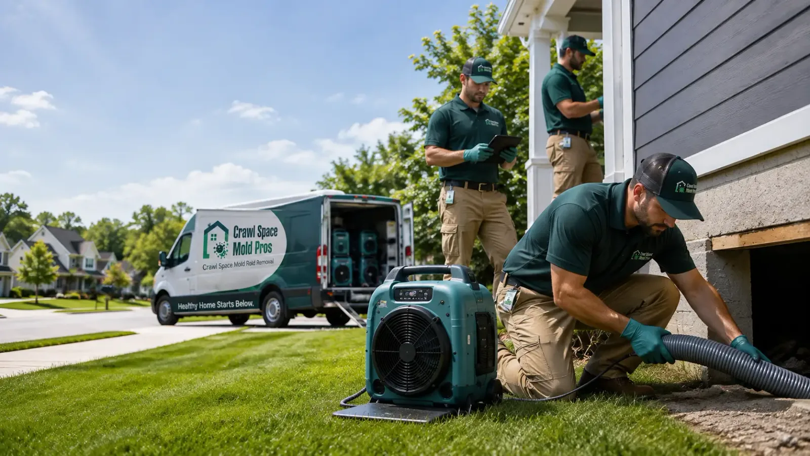 Crawl Space Mold Removal in Bear, DE